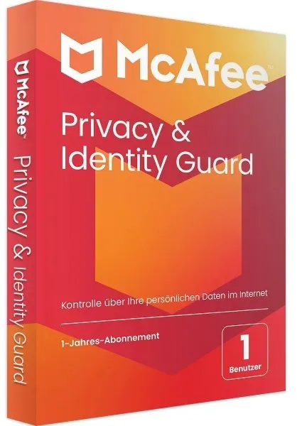 McAfee Privacy & Identity Guard 2025 | 1 Gerät / 1 Jahr | Sofortdownload + Produktschlüssel