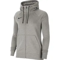 Nike Park 20 Fleece Kapuzenjacke Damen dk grey heather/black/black XS