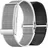 NILOX Onair Fitness Band 25h Akku 2 farbig silber