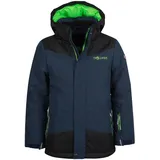 TROLLKIDS Norefjell Jacke Navy Melange/Bright Green 176