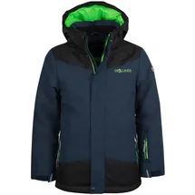 TROLLKIDS Norefjell Jacke Navy Melange/Bright Green 176