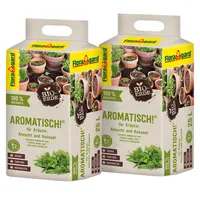 Floragard Bio-Erde Aromatisch mit Tragegriff 2 x 25 l