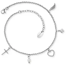 Engelsrufer Fußkette SS25 ERFS-FLH-PE-ZI - silber
