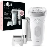 Braun Silk-épil 7 7-441 weiß/grau