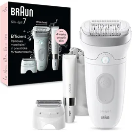 Braun Silk-épil 7 7-441 weiß/grau