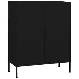 deluke KEVI Büroschrank 80 x 35 x 101,5 cm Schwarz