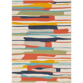 livabliss Teppich LIVABLISS "HOUSTON", bunt, B:80cm H:11mm L:150cm, Kunstfaser, Teppiche, Teppich, Skandi Design, Modern Boho Kurzflor Wohnzimmerteppich, Schlafzimmer