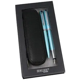 ONLINE USV-Systeme ONLINE® Schreibset Turquoise blau