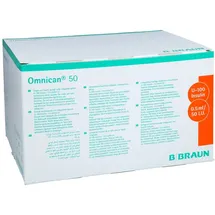 B. Braun Omnican Insulinspr.0,5 ml U100 mit Kan.0,30x8 mm ei.