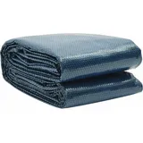 vidaXL Treibende Solarplane PE 732 x 366 cm schwarz/blau