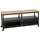 Mendler HWC-N28 Lowboard 55x130x36cm Schwarz/Natur Holz