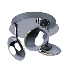 GLOBO Deckenleuchte 3-flg. schwenkbar Chrom