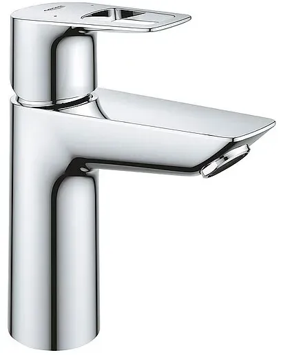 Waschtischmischer Grohe Bauloop M-Size, Ausladung 109 mm, mit Pop-Up Ablauf, chrom - 23886001
