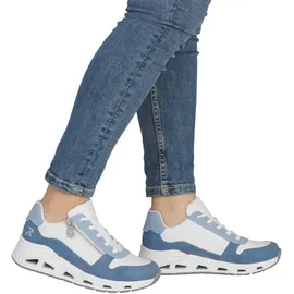 Rieker N5204 Damen Blau/Weiß 40