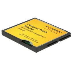 DeLOCK Adapter Compact Flash für Micro SD Speicherkarten