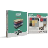 creskate Colored Fingerboard Veneer – Set für 6 Boards, 125×125 mm farbiges Echtholzfurnier + Griptape – Made & Engineered in Germany