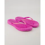 Ilse Jacobsen HORNBÆK | Cheerful01 | Damen Flip Flops mit Glitter | Dänische Design | Sommer Strand Zehentrenner | Azalea Pink | 39 EU - 39 EU