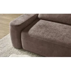 Uno Ecksofa mit Schlaffunktion Bouli ¦ braun ¦ Maße (cm): B: 264 H: 105 T: 162.0