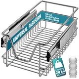 CASARIA Teleskopschublade 30 cm 3er Set 30 x 30