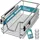 CASARIA Teleskopschublade 30 cm 3er Set 30 x 30
