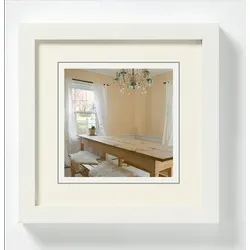 walther + design Peppers Holz Bilderrahmen 013X013 POLARWEISS