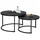 [en.casa] Christchurch Schwarz Metall 74 x 74 x 47 cm