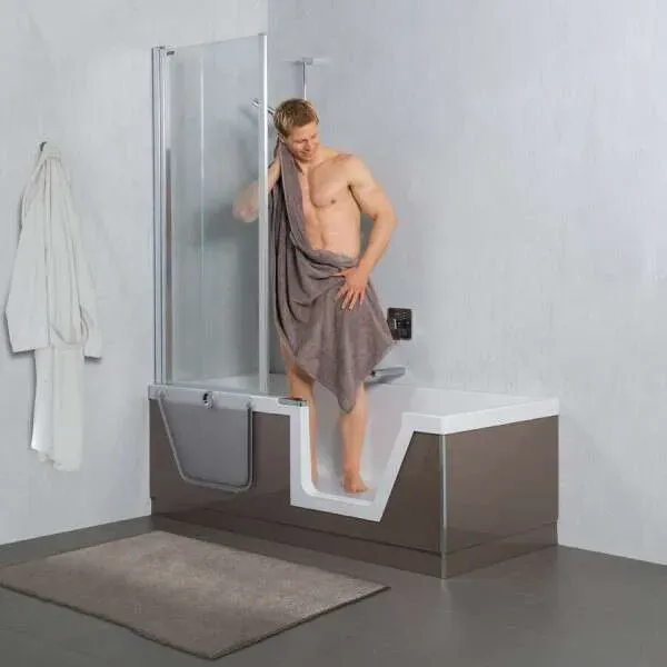 Duscholux Step-In Pure Badewanne mit Türeinsatz rechts.. - Badewanne
