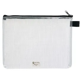 Rexel Dokumentenmappe Din A4 Reißverschluss Transparent PVC (Polyvinylchlorid) 180 Mikron