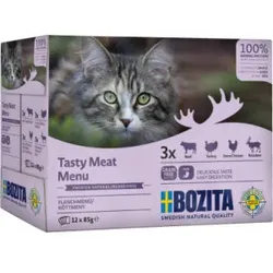 Bozita Fleisch Multipack Nassfutter Katze 24 x 85 g