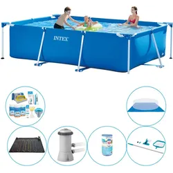 Intex Frame Pool Rechteckig 300x200x75 cm - 7-teilig - Swimmingpool-Paket EINHEITSGRÖSSE