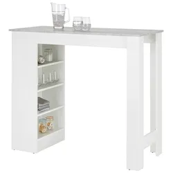 Bar in Grau/Weiß
