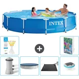 Frame Pool Rund - 366x76 Cm - 7-teilig  S328