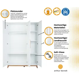 Arthur Berndt Babyzimmer Set »Lina« ¦ weiß ¦ Maße (cm): B: 389 H: 475