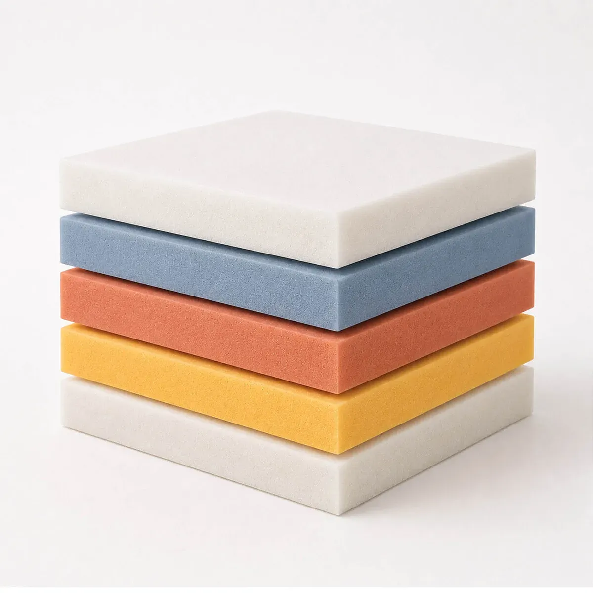 Schaumstoffplatten | Sitzkissen | 40x40x4 cm PUR-Schaum T21
