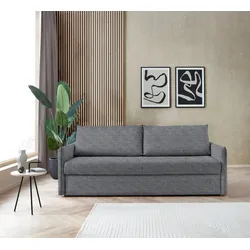 Bali Schlafsofa »Pisa«, mit 3 Matratzenarten, Lattenrost, stabiles Untergestell Bali Blaugrau