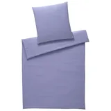 ELEGANTE Breezee Halbleinen Lila 135 x 200 cm + 80 x 80 cm