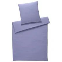 ELEGANTE Breezee Halbleinen Lila 135 x 200 cm + 80 x 80 cm