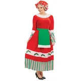 Fun Shack Weihnachtsmann Kostüm Frauen, Weihnachtsmann Kostüm Frau, Weihnachtsfrau Kostüm Damen, Weihnachtsfrau Kostüm Santa, Weihnachtsmann Kleid, Rotes Weihnachtskleid Damen - XL - XL