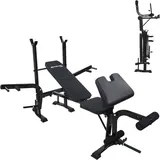Mobiclinic Multifunktionale Trainingsbank Schwarz