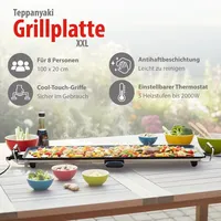 Alpina Tischgrill Teppanyaki schwarz