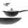 Platinum WOK Pfanne 32cm mit Deckel Antihaft Bratpfanne Marmorbeschichtung Gastronomie Home