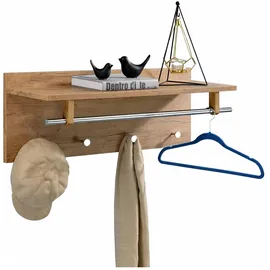 Idimex Wandgarderobe ULF Eiche Braun