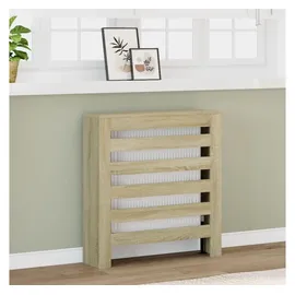 vidaXL Heizkörperverkleidung Sonoma-Eiche 78x20x82 cm Holzwerkstoff
