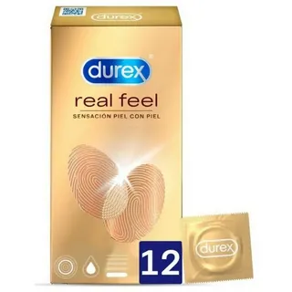 DUREX Real Feel 12 Stück, Transparent, One size