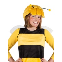 Maskworld Kostüm-Flügel Biene Maja Flügel, Ein Flügelpaar mit elastischen Bändern - passt für Willi und Biene gelb