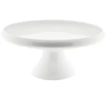 Almina Tortenplatte mit Fuß - Servierplatte für Kuchen & Desserts, 30,5 x 14 cm
