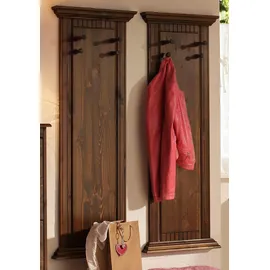 Home Affaire Garderobenpaneel Rustic 2 Stück Kiefer Braun