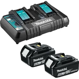 Makita Power Source Kit 18 V Li-Ion 2 x 6,0 Ah + DC18RD Ladegerät 199484-8