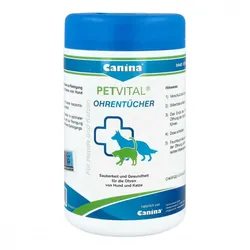 Petvital Feuchttücher für Ohren