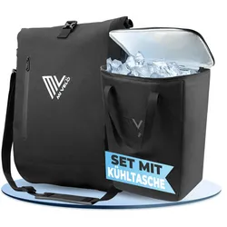 3 in 1 Fahrradtasche Rucksack 20L + Kühltasche 15L "Spar-Bundle" - Schwarz - Bundle